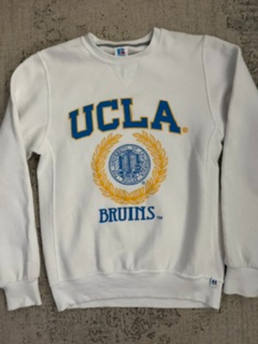🧡3/$15 Russell Athletic UCLA Bruins White Sweatshirt S